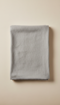 manta de lino texturizado gris piedra